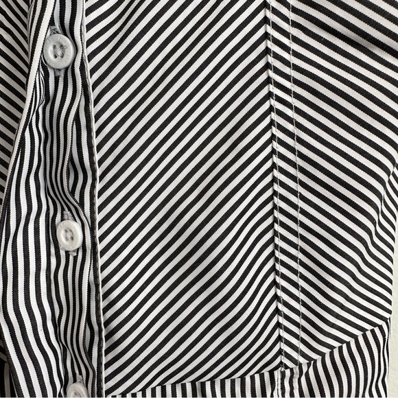 Habitual Girls Striped Jumpsuit Blue and White Size. 6X - Picture 3 of 7